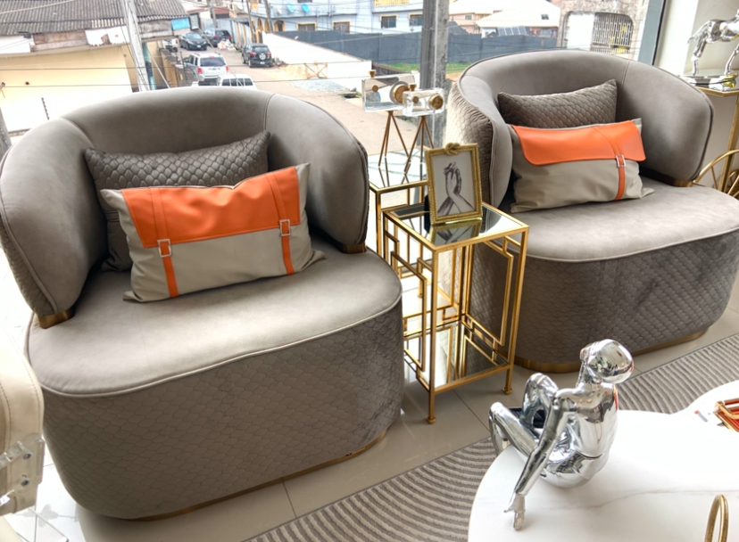 Luxury grey sofa