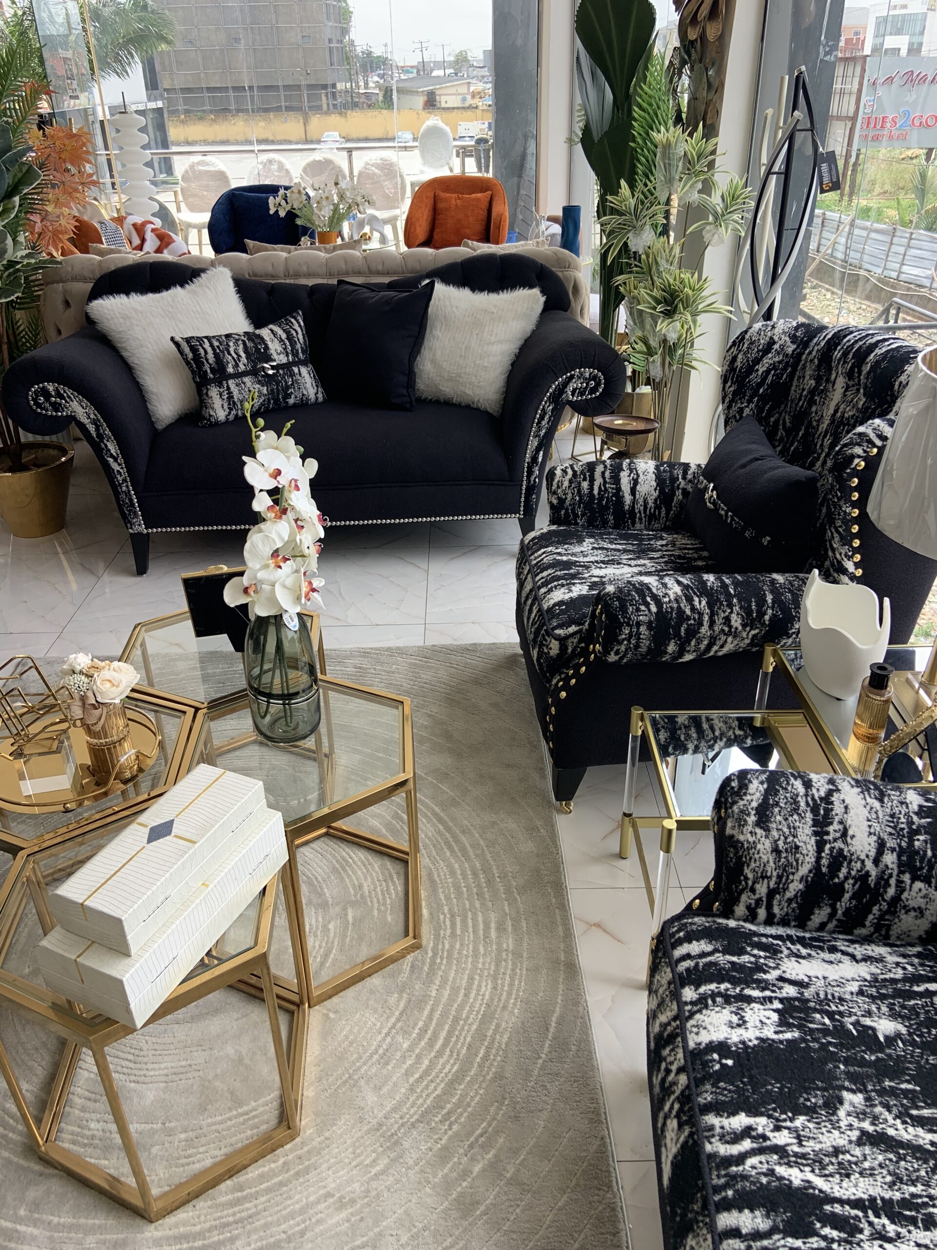 Luxury back sofa