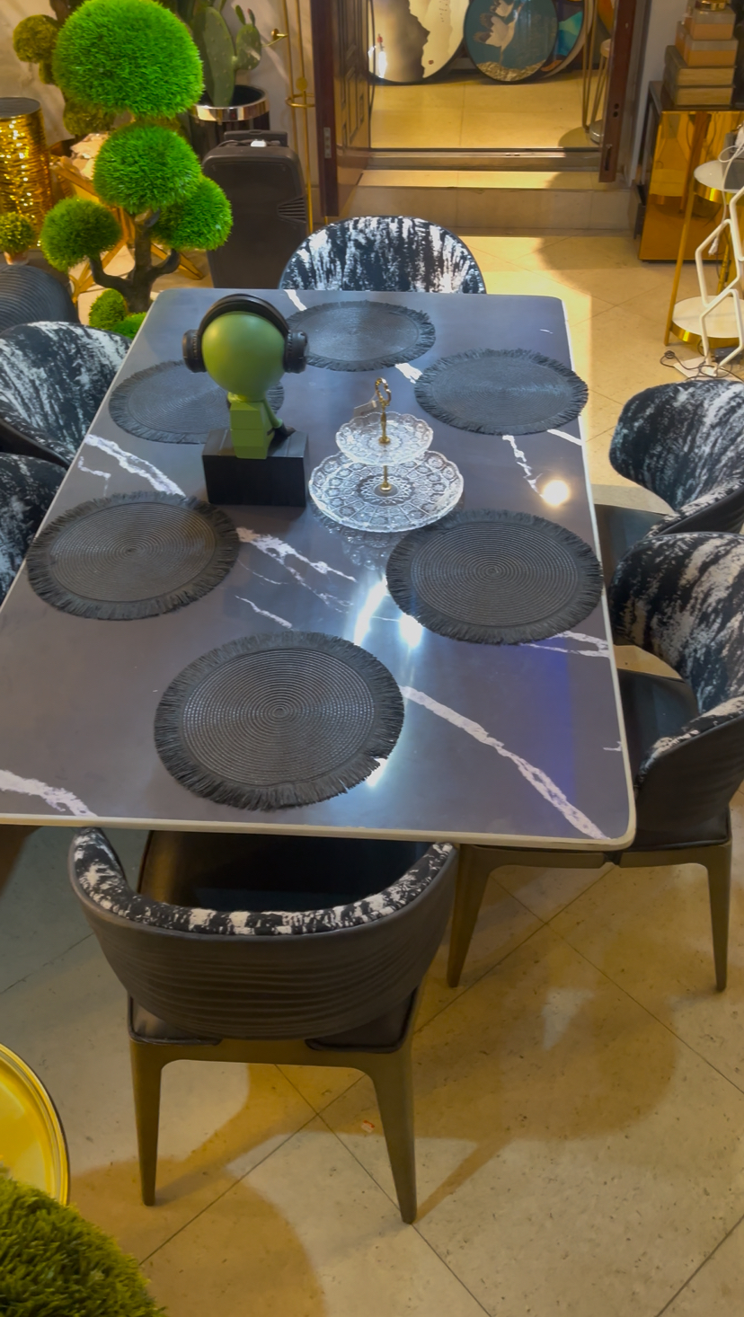 Black dining set