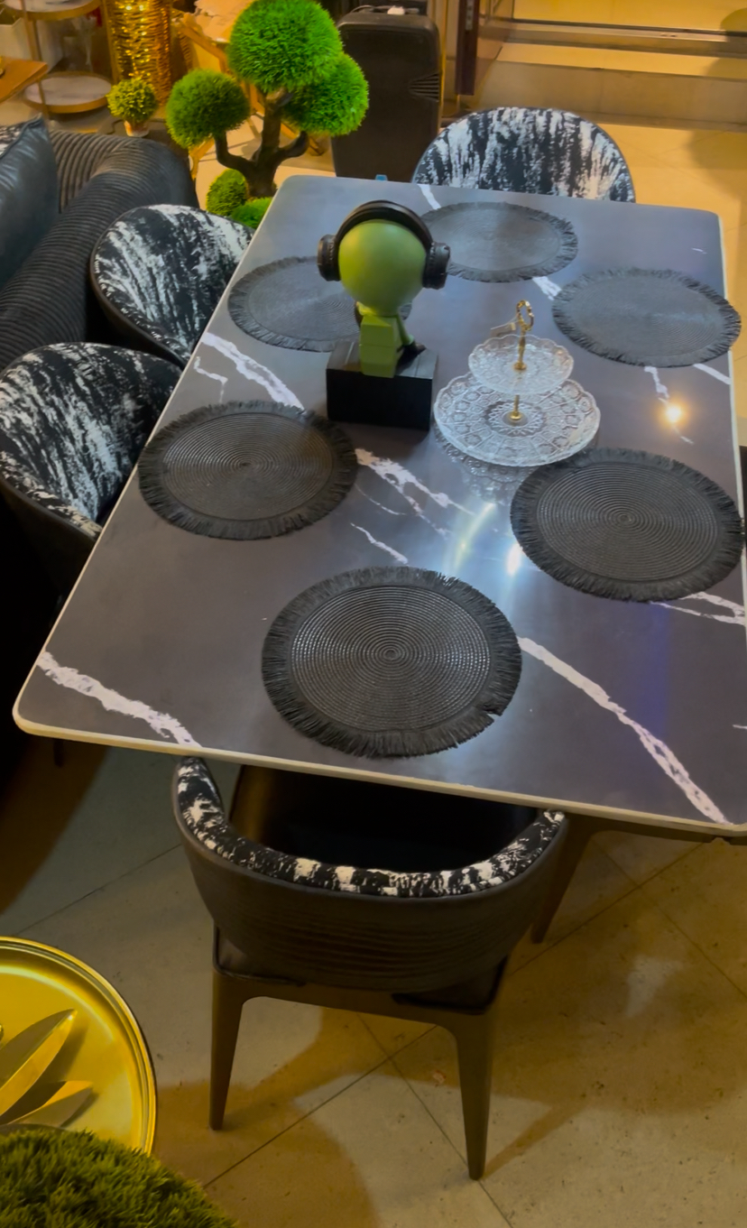 Black dining set