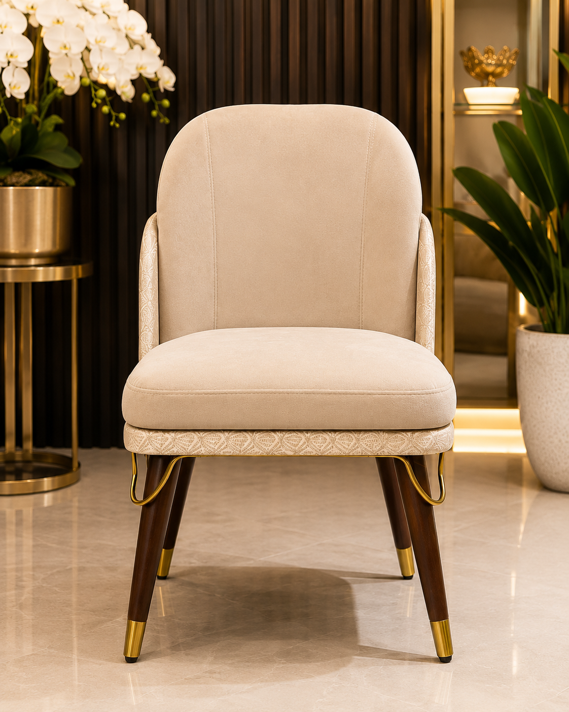 Goldland Luxury Ring-Back Dining Chair