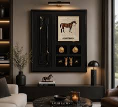 Luxury Black Wall Art Decor – Elegant Horse Artwork & Display