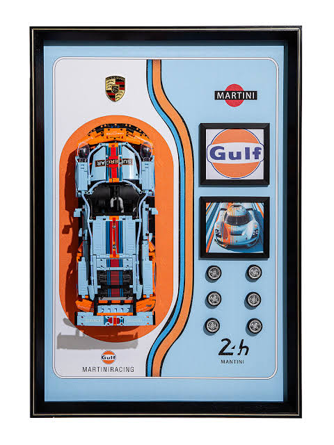 Martini Racing Porsche 917 Gulf Le Mans Classic Racing Poster
