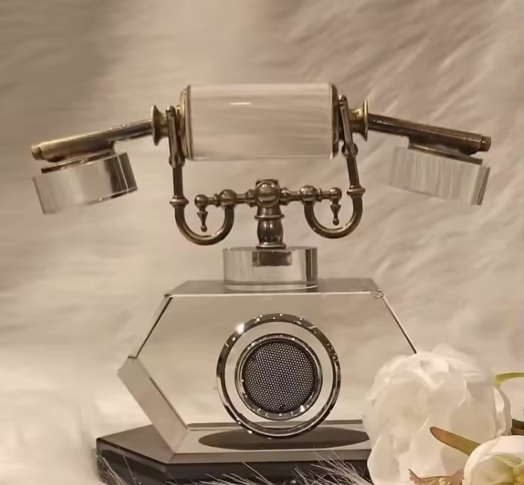 Telephone crystal decor