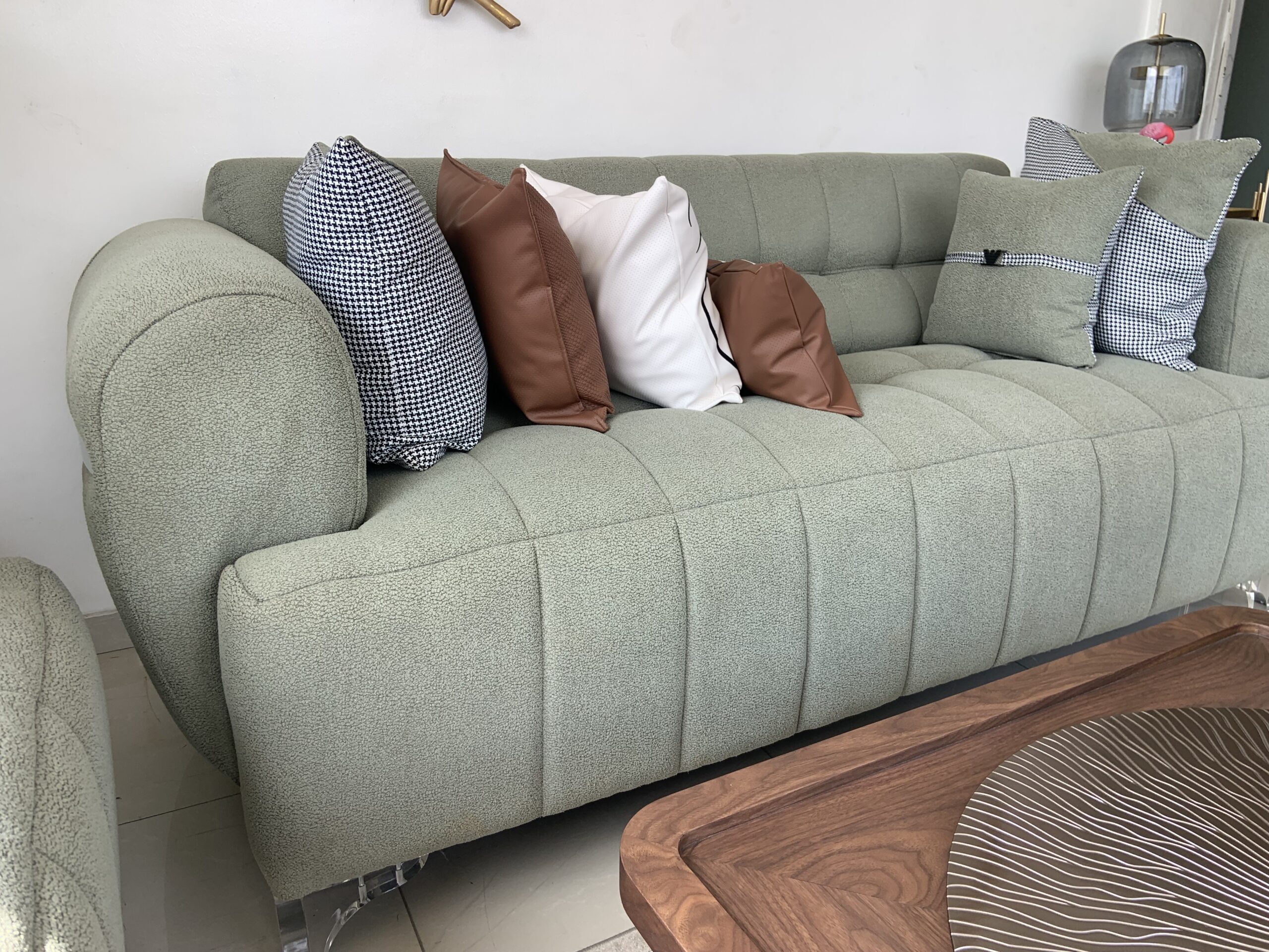 Luxury green sofa