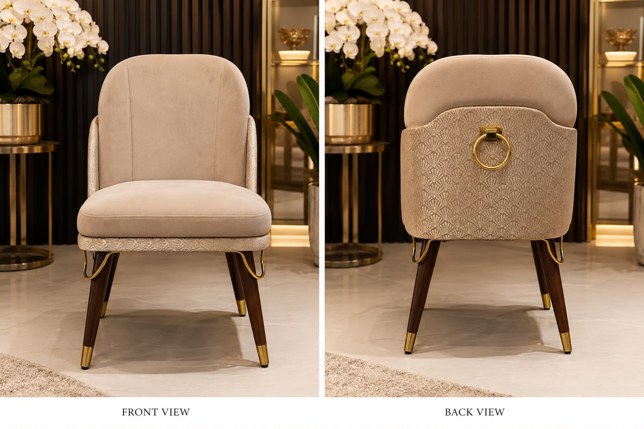 Goldland Luxury Ring-Back Dining Chair