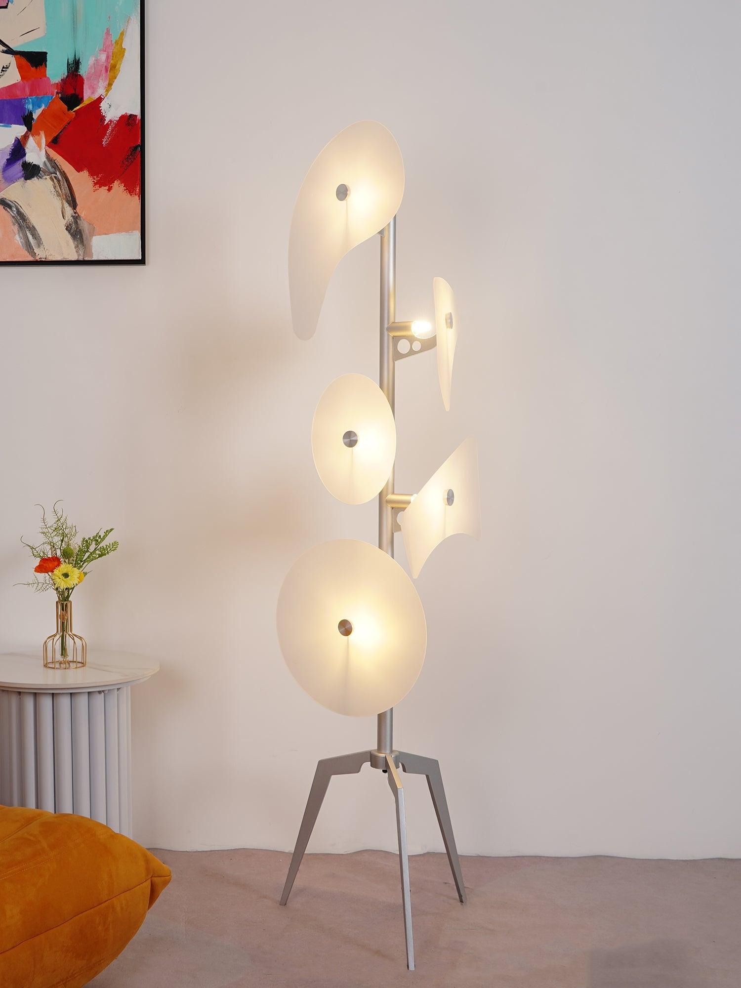 Modern 5-Light LED Floor Lamp – Contemporary Decorative Standing Lamp