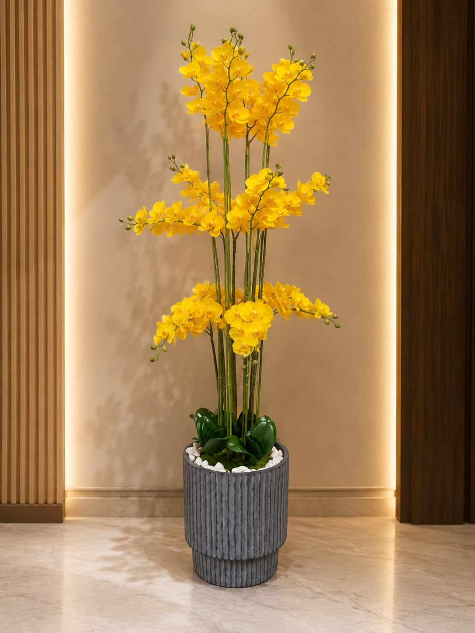 yellow-artificial-orchid-plant-decorative-pot.