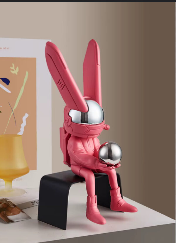 Home Decor Space Rabbit Statue